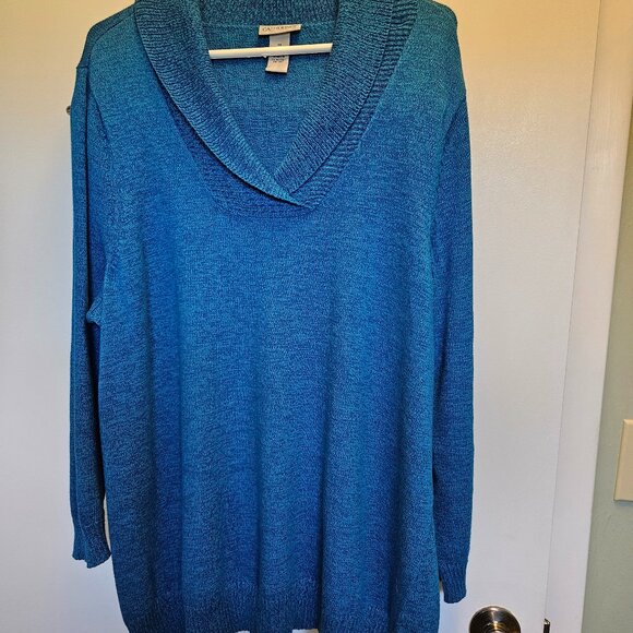 Size 1X (18W-20W) Catherine's Tunic Sweater - Picture 3 of 4
